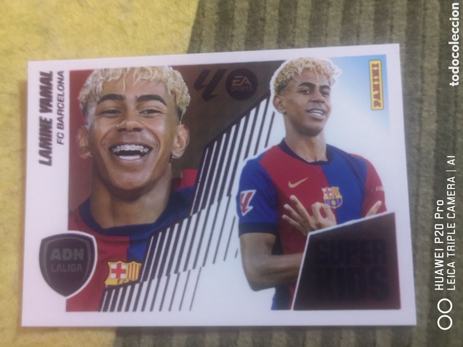 Cromos de F&uacute;tbol: LAMINE YAMAL LIGA ESTE 2025 2026 SUPER KIDS BARCELONA
