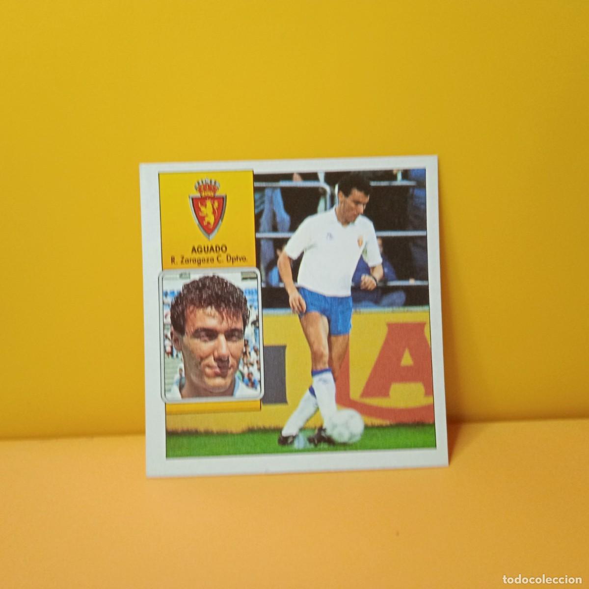 Cromos de F&uacute;tbol: EDICIONES ESTE 1992 1993 92 93 REAL ZARAGOZA AGUADO
