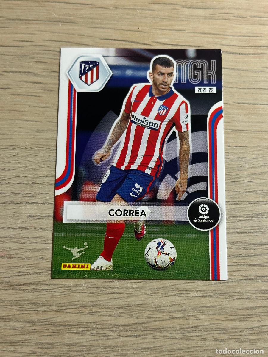 Cromos de F&uacute;tbol: CORREA n&ordm; 54 ATLETICO DE MADRID 2021 2022 MEGACRACKS PANINI 02 03