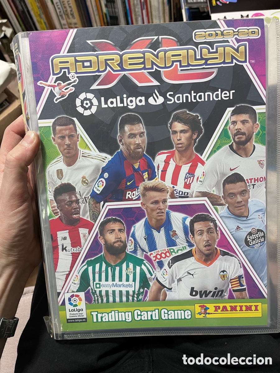 Cromos de F&uacute;tbol: &Aacute;lbum de cromos/cartas f&uacute;tbol adrenalyn 2019-2020 panini casi completo LaLiga - la liga