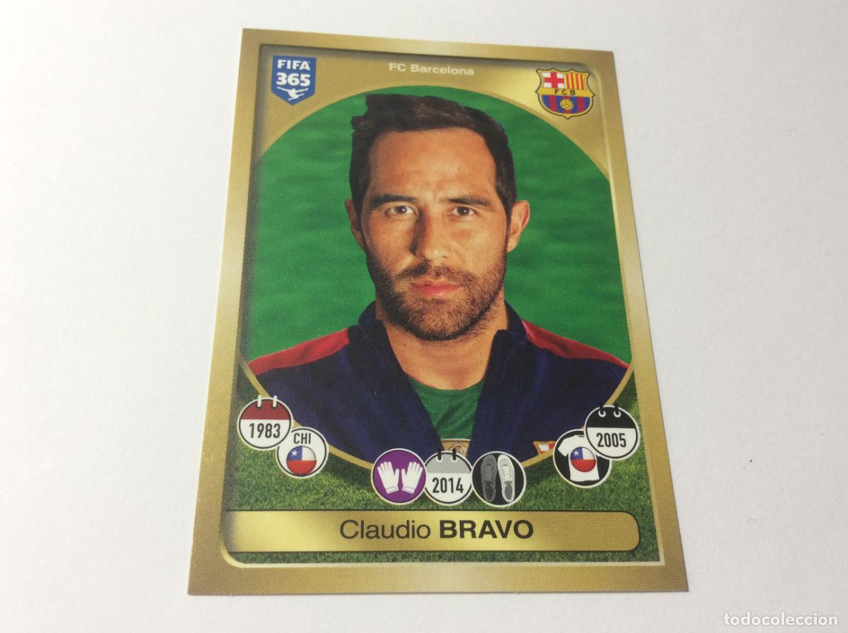 Cromos de F&uacute;tbol: 60 Claudio Bravo FC Barcelona FIFA 365 2017 PANINI