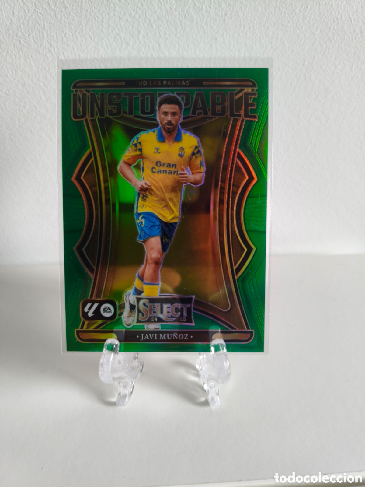 Cromos de Futebol: Panini Select la liga Javi Mu&ntilde;oz unstopable/5 Las Palmas