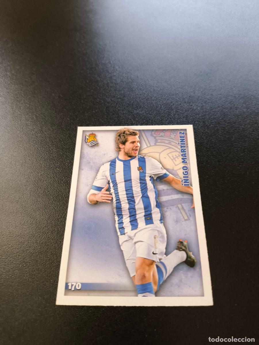 Cromos de F&uacute;tbol: 170 &Iacute;&ntilde;igo Mart&iacute;nez REAL SOCIEDAD MUNDICROMO LIGA 2014 2015 14 15 NO PANINI ESTE
