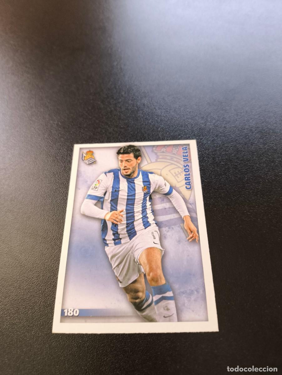 Cromos de F&uacute;tbol: 180 Carlos Vela REAL SOCIEDAD MUNDICROMO LIGA 2014 2015 14 15 NO PANINI ESTE