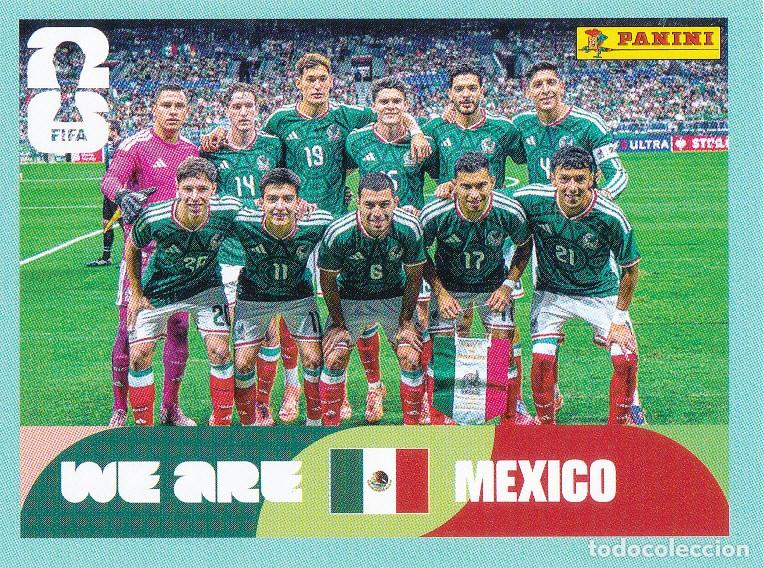Cromos de F&uacute;tbol: FIFA WORLD CUP 2026 * EQUIPO N&ordm; 13 * MEXICO - NUEVO DE SOBRE (A-18)