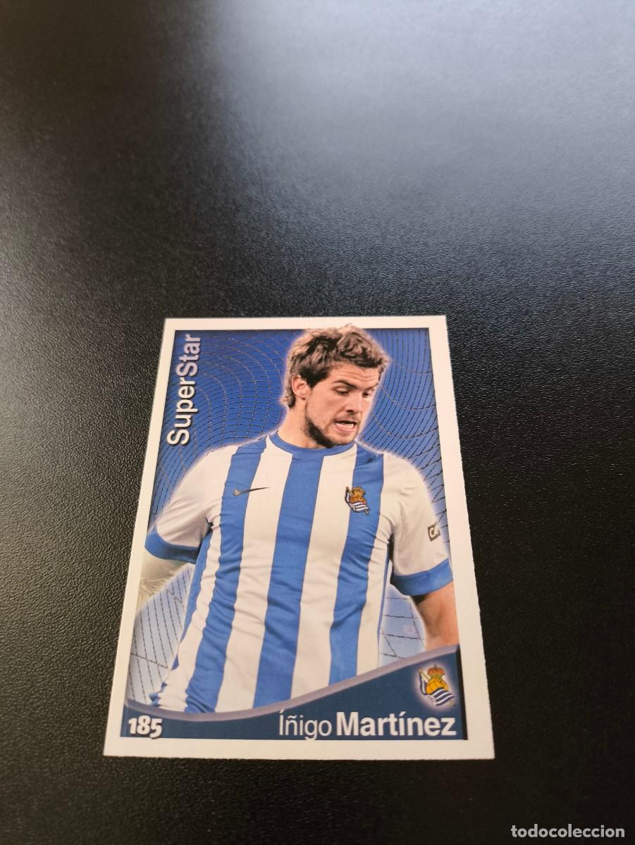Fu&szlig;ball-Sticker: 185 &Iacute;&ntilde;igo Mart&iacute;nez SUPERSTAR MATE REAL SOCIEDAD MUNDICROMO LIGA 2014 2015 14 15 NO PANINI ESTE