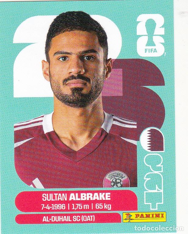 Cromos de F&uacute;tbol: FIFA WORLD CUP 2026 * ALBRAKE N&ordm; 3 * QATAR - NUEVO DE SOBRE (A-18)