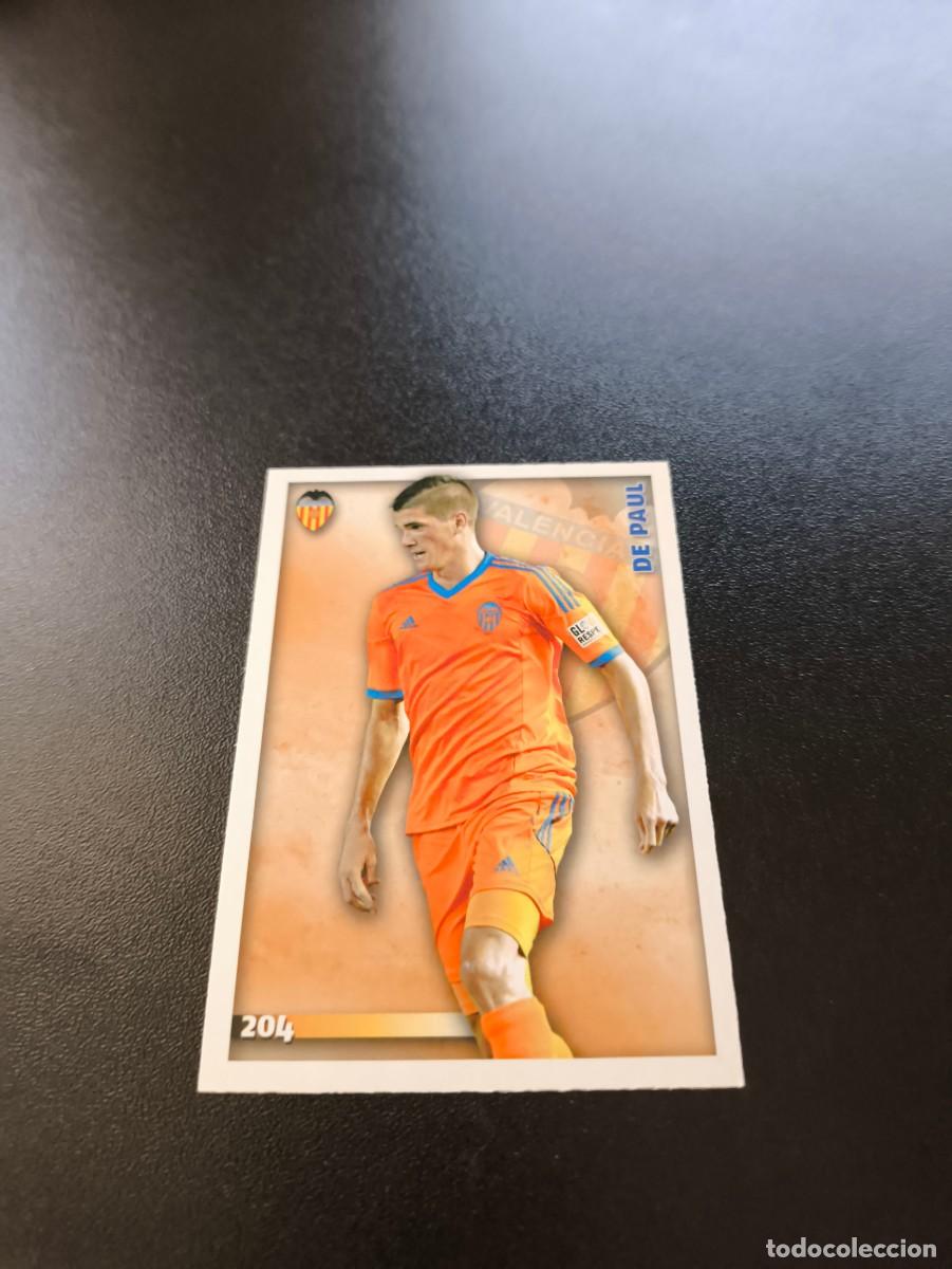 Cromos de F&uacute;tbol: 204 De Paul VALENCIA MUNDICROMO LIGA 2014 2015 14 15 NO PANINI ESTE