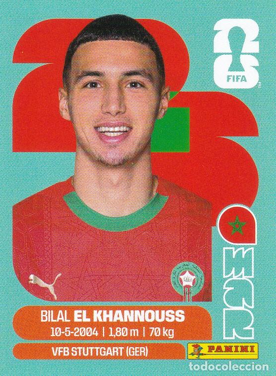Cromos de F&uacute;tbol: FIFA WORLD CUP 2026 * EL KHANNOUSS N&ordm; 14 * MARRUECOS - NUEVO DE SOBRE (A-18)