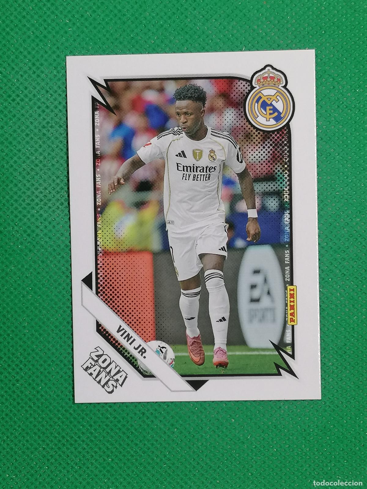 Cromos de F&uacute;tbol: 44 VINI JR ZONA FANS ⚽ PANINI CLUB REAL MADRID CARD 25 26 2025 2026 ⚽