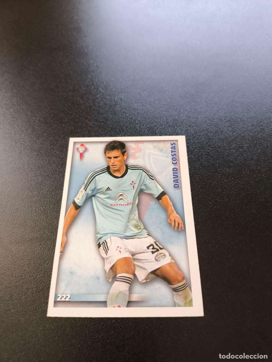Cromos de F&uacute;tbol: 222 David Costas CELTA DE VIGO MUNDICROMO LIGA 2014 2015 14 15 NO PANINI ESTE