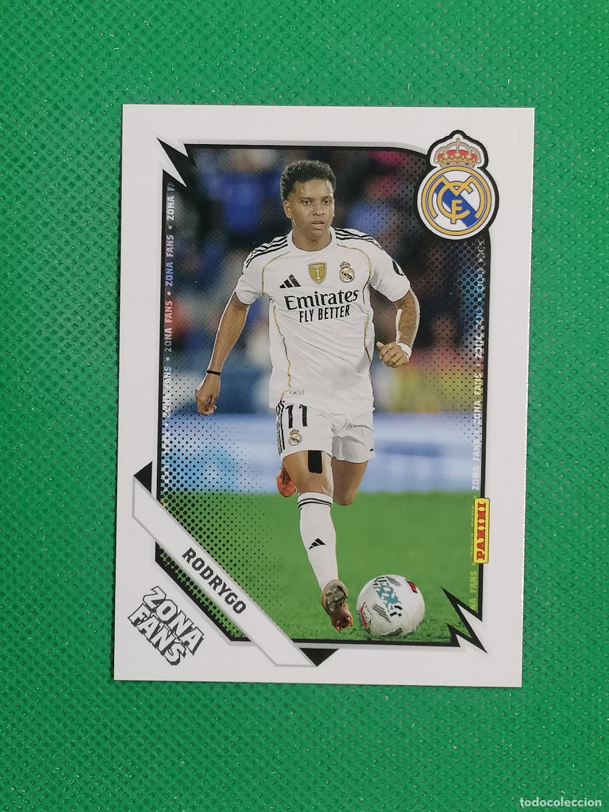 Cromos de F&uacute;tbol: 43 RODRYGO ZONA FANS ⚽ PANINI CLUB REAL MADRID CARD 25 26 2025 2026 ⚽