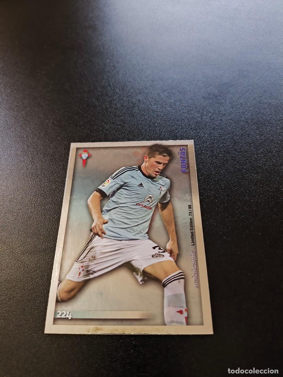 Cromos de F&uacute;tbol: 224 Font&aacute;s METALCARDS CELTA DE VIGO MUNDICROMO LIGA 2014 2015 14 15 NO PANINI ESTE