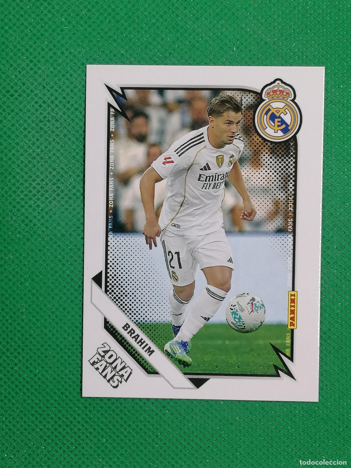 Cromos de F&uacute;tbol: 41 BRAHIM ZONA FANS ⚽ PANINI CLUB REAL MADRID CARD 25 26 2025 2026 ⚽