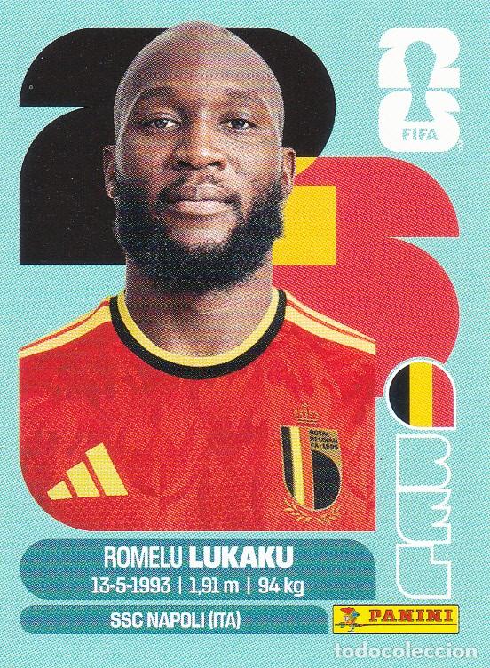Fu&szlig;ball-Sticker: FIFA WORLD CUP 2026 * LUKAKU N&ordm; 20 * BELGICA - NUEVO DE SOBRE (A-18)