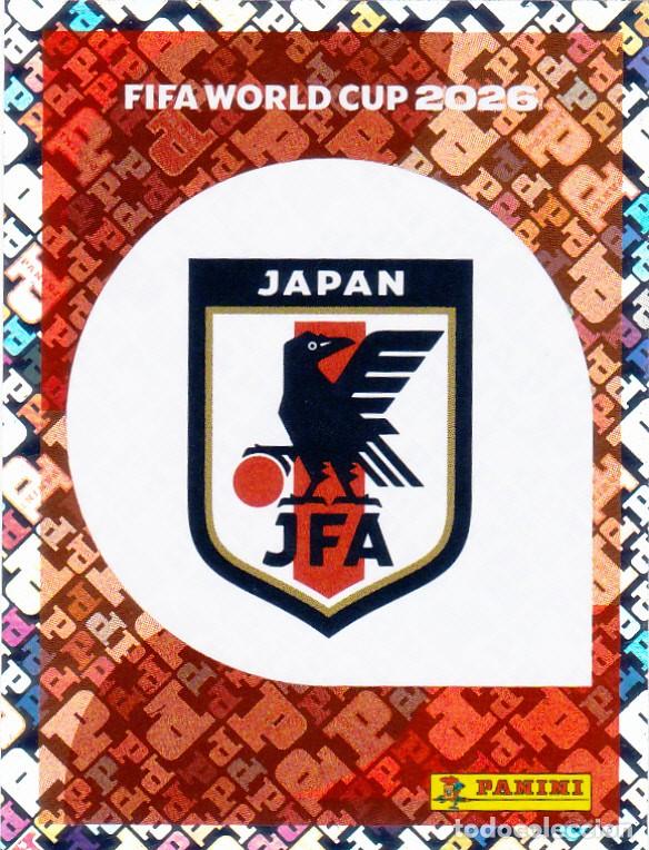 Cromos de F&uacute;tbol: FIFA WORLD CUP 2026 * ESCUDO N&ordm; 1 * JAPON - NUEVO DE SOBRE (A-18)