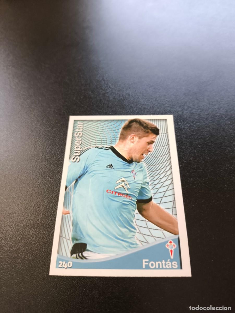 Cromos de F&uacute;tbol: 240 Font&aacute;s SUPERSTAR MATE CELTA DE VIGO MUNDICROMO LIGA 2014 2015 14 15 NO PANINI ESTE
