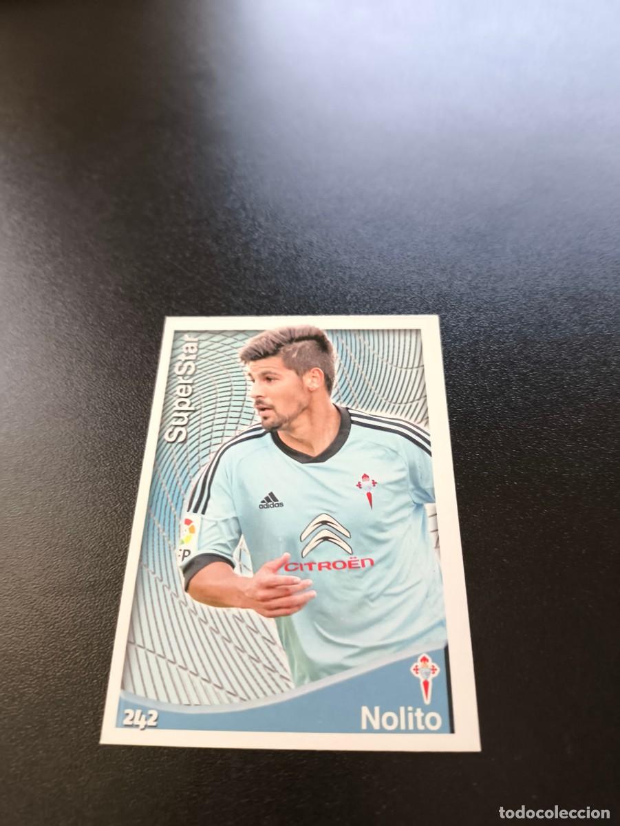 Cromos de F&uacute;tbol: 242 Nolito SUPERSTAR MATE CELTA DE VIGO MUNDICROMO LIGA 2014 2015 14 15 NO PANINI ESTE