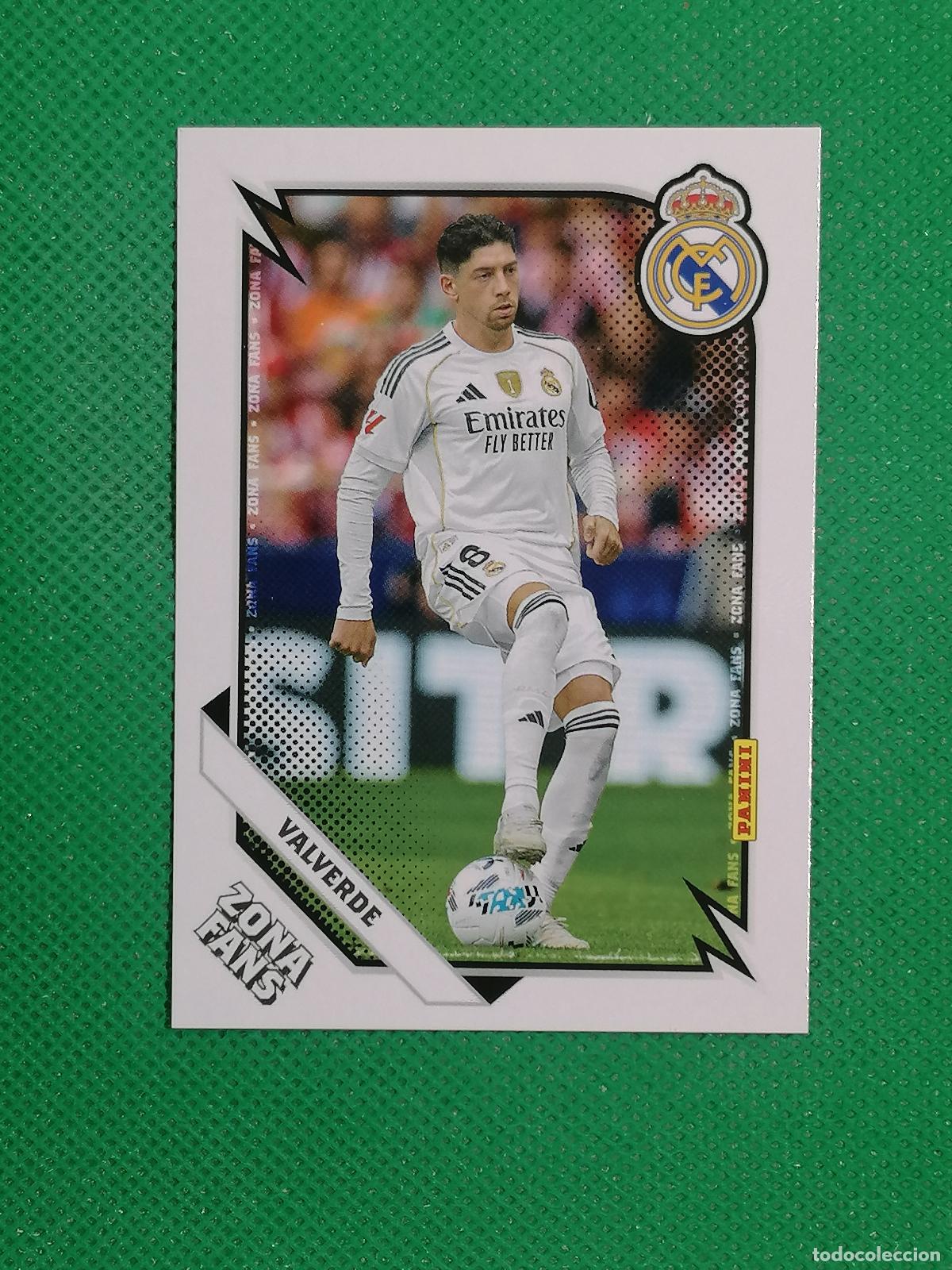 Fu&szlig;ball-Sticker: 37 VALVERDE ZONA FANS ⚽ PANINI CLUB REAL MADRID CARD 25 26 2025 2026 ⚽
