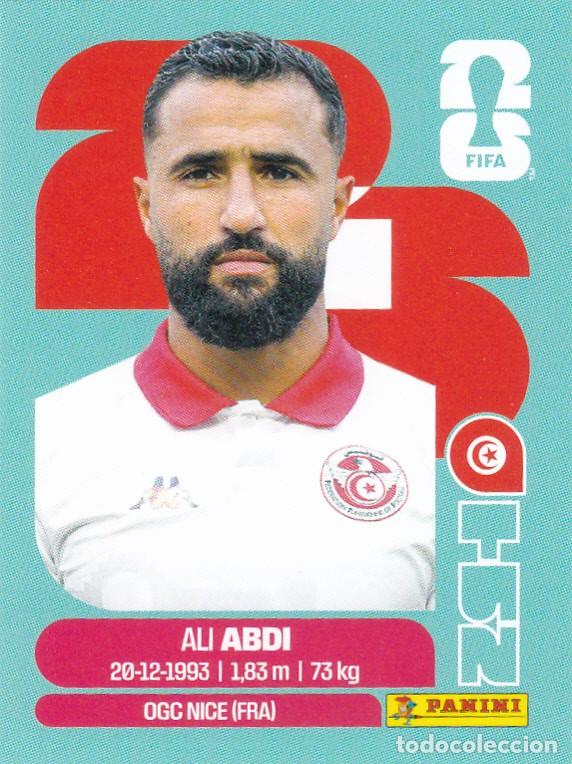 Football Stickers: FIFA WORLD CUP 2026 * ALI ABDI N&ordm; 7 * TUNEZ - NUEVO DE SOBRE (A-18)