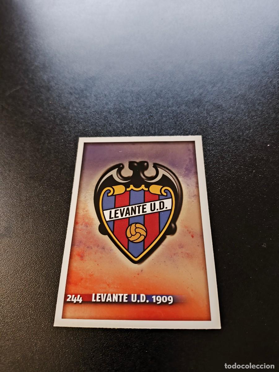 Fu&szlig;ball-Sticker: 244 ESCUDO BRILLO LISO LEVANTE MUNDICROMO LIGA 2014 2015 14 15 NO PANINI ESTE