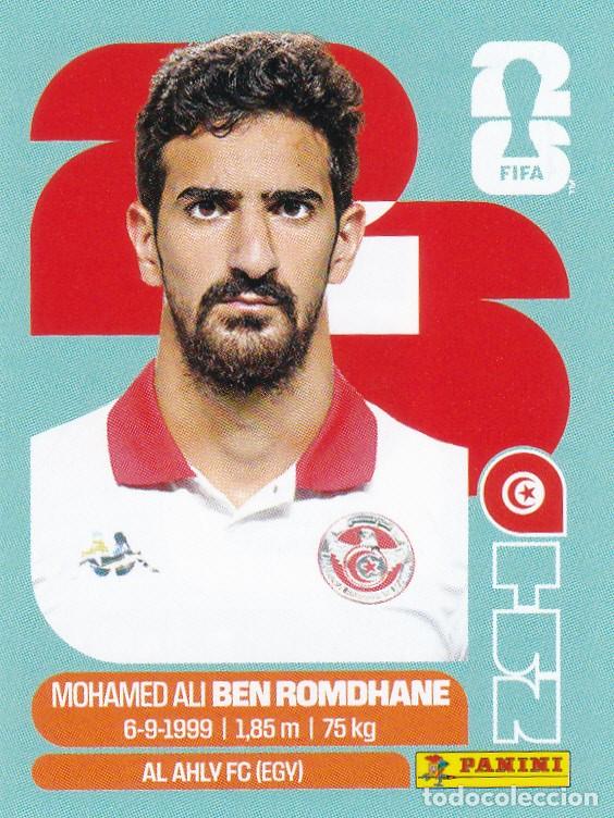 Fu&szlig;ball-Sticker: FIFA WORLD CUP 2026 * BEN ROMDHANE N&ordm; 12 * TUNEZ - NUEVO DE SOBRE (A-18)