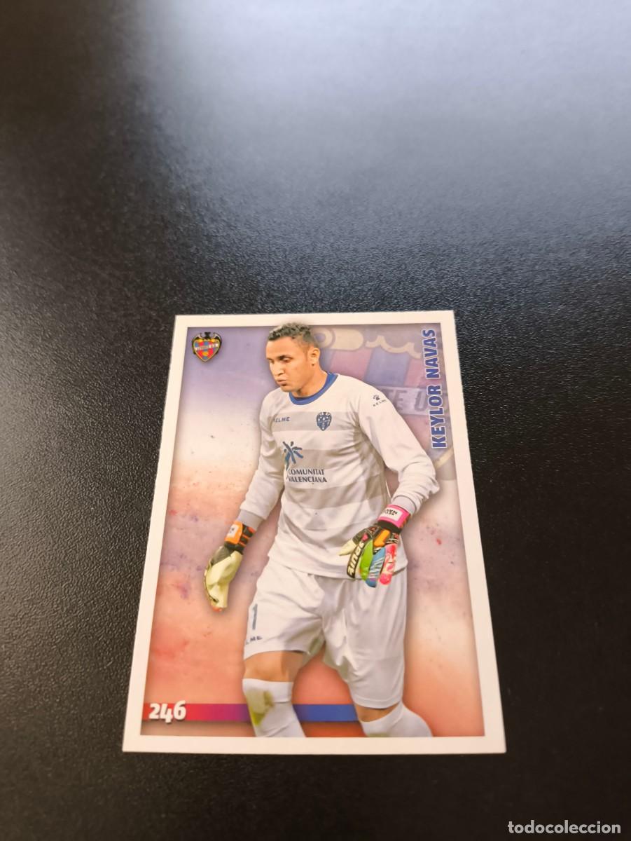 Fu&szlig;ball-Sticker: 246 Keylor Navas BAJA LEVANTE MUNDICROMO LIGA 2014 2015 14 15 NO PANINI ESTE