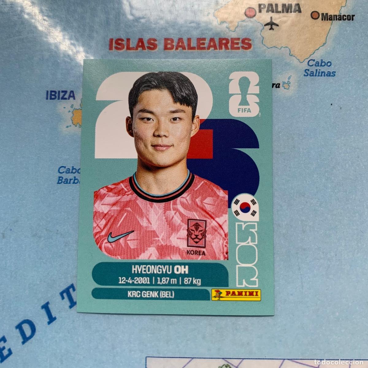 Cartes &agrave; collectionner de Football: Korea numero 20 cromo panini Mundial Fifa World Cup 2026