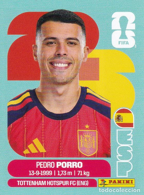 Cartes &agrave; collectionner de Football: FIFA WORLD CUP 2026 * PEDRO PORRO N&ordm; 6 * ESPA&Ntilde;A - NUEVO DE SOBRE (A-18)