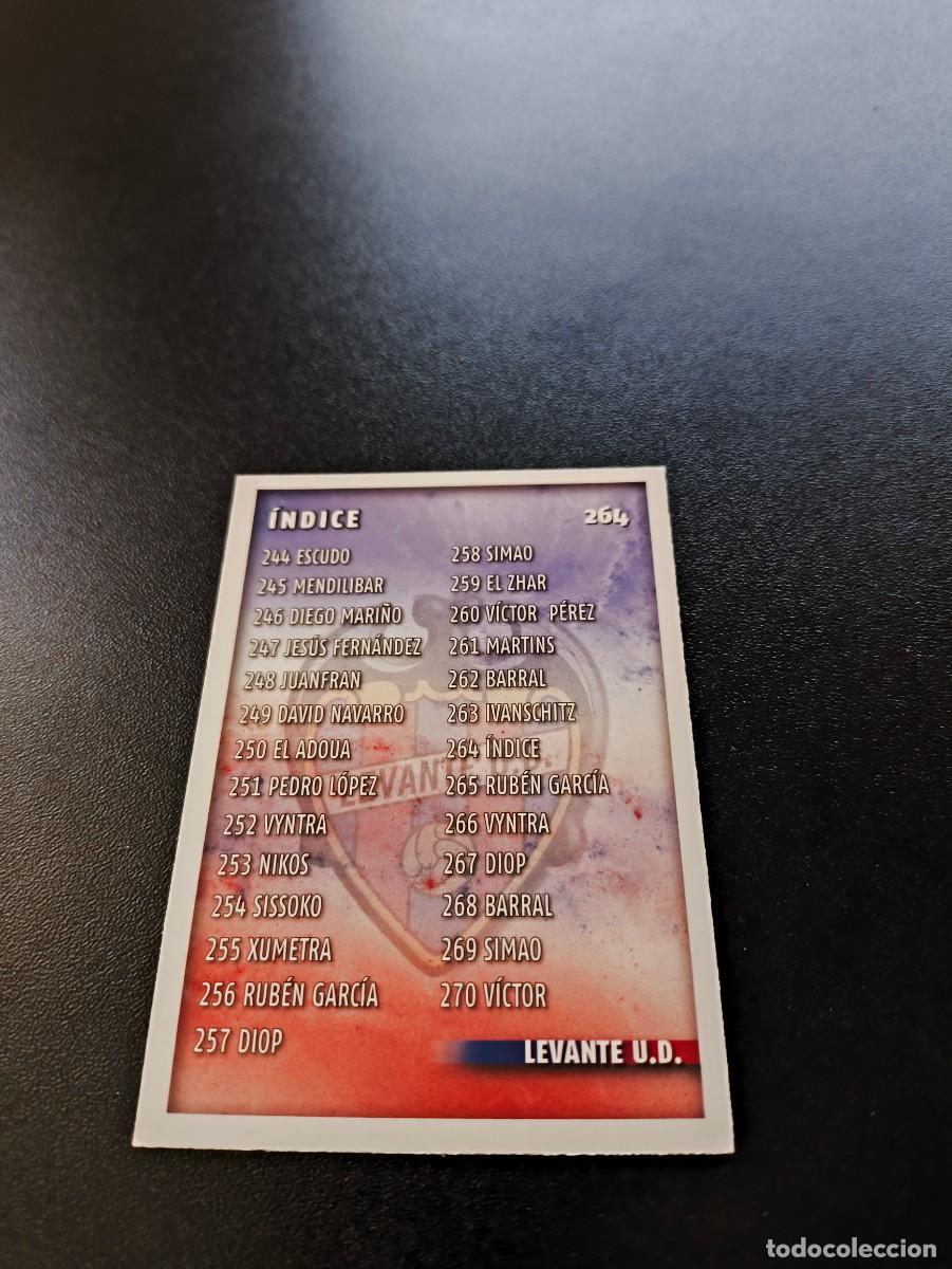 Cartes &agrave; collectionner de Football: 264 INDICE LEVANTE MUNDICROMO LIGA 2014 2015 14 15 NO PANINI ESTE