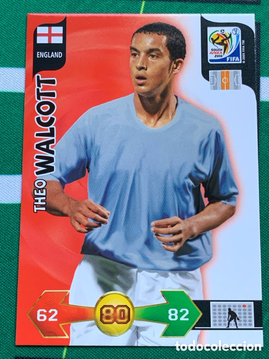 Figurine di Calcio: 116 Theo Walcott England Base card ADRENALYN XL MUNDIAL SOUTH AFRICA 2010 FIFA WORLD CUP PANINI