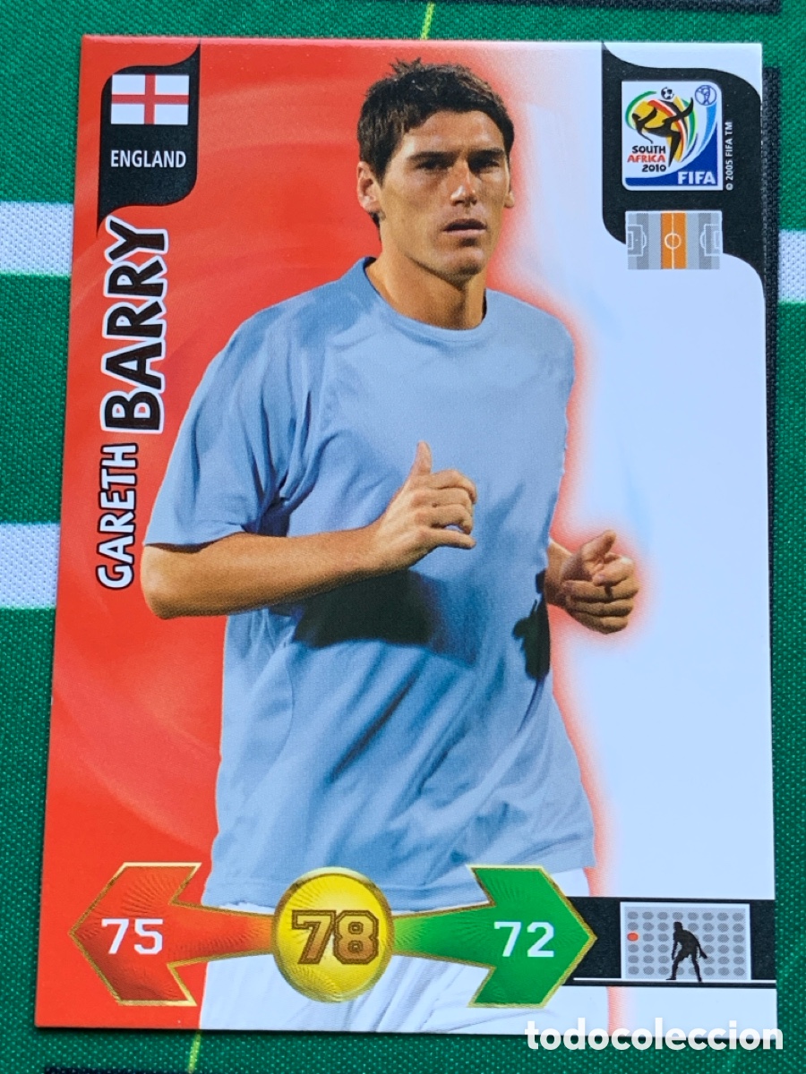 Figurine di Calcio: 114 Gareth Barry England Base card ADRENALYN XL MUNDIAL SOUTH AFRICA 2010 FIFA WORLD CUP PANINI