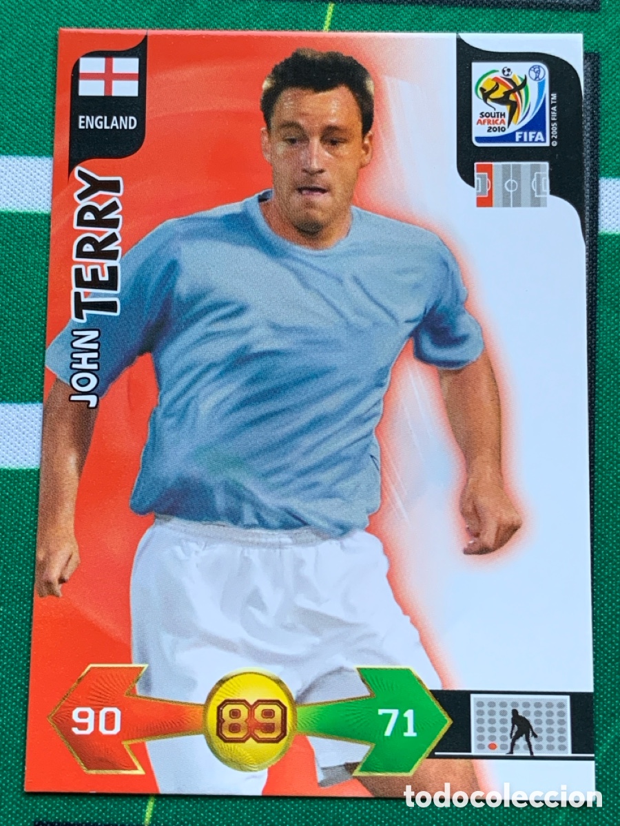 Figurine di Calcio: 107 John Terry England Base card ADRENALYN XL MUNDIAL SOUTH AFRICA 2010 FIFA WORLD CUP PANINI