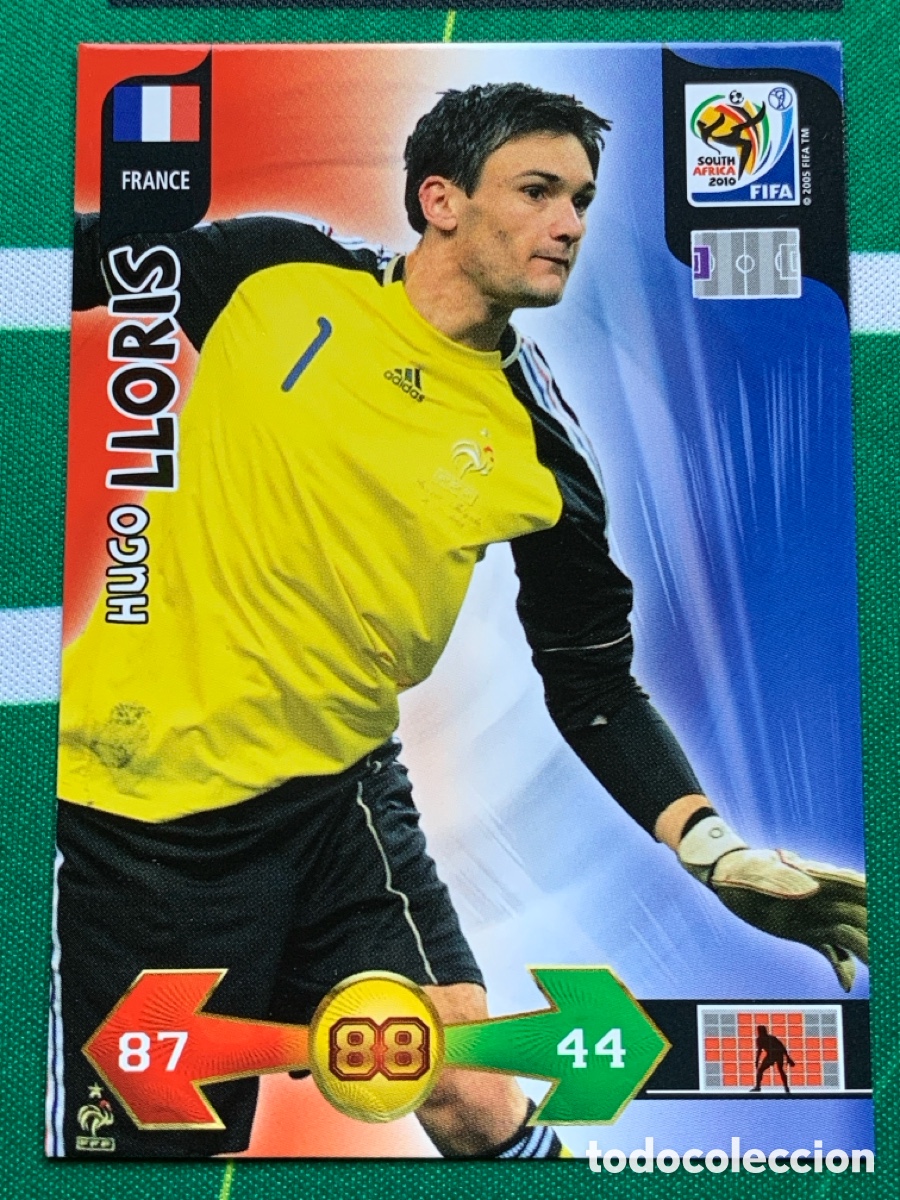 Figurine di Calcio: 144 Hugo Lloris France Base card ADRENALYN XL MUNDIAL SOUTH AFRICA 2010 FIFA WORLD CUP PANINI