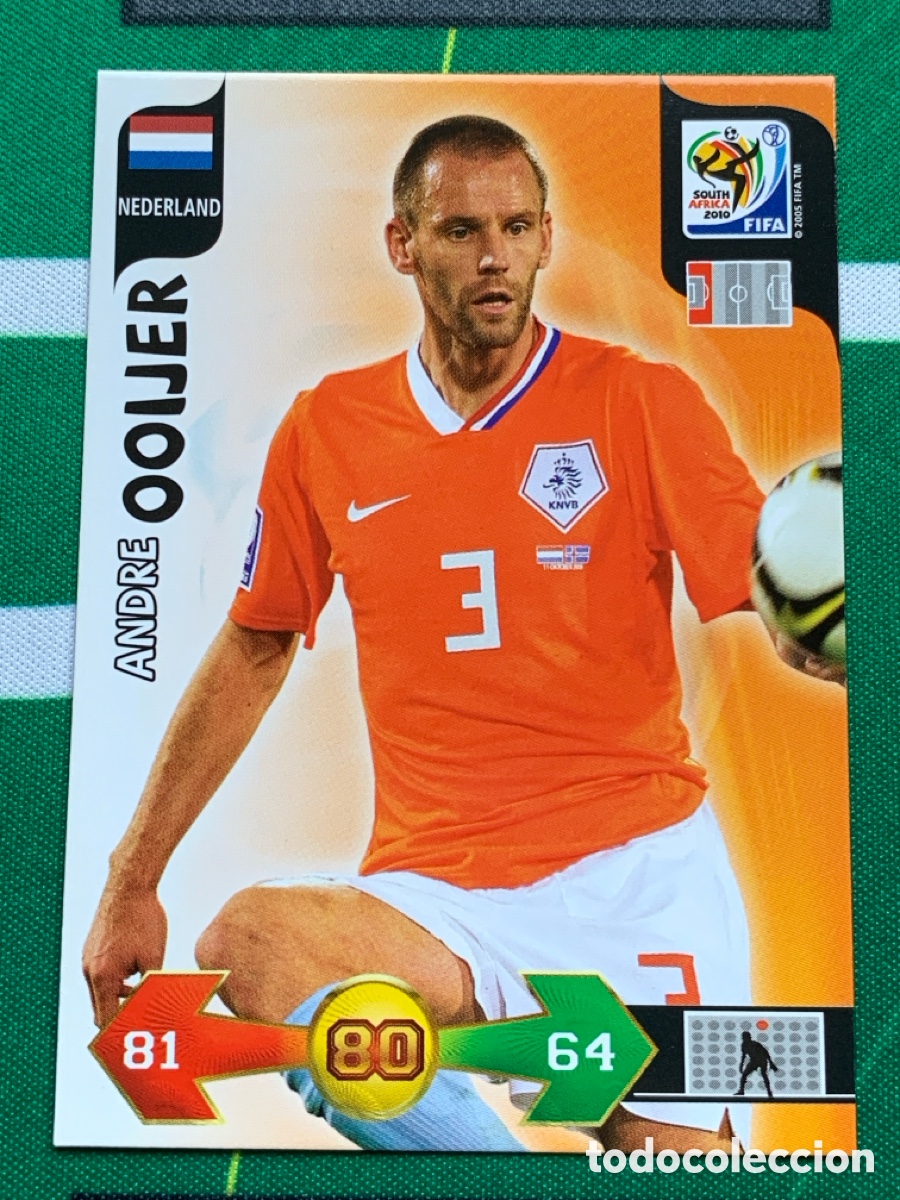 Figurine di Calcio: 243 Andre Ooijer Nederland Base card ADRENALYN XL MUNDIAL SOUTH AFRICA 2010 FIFA WORLD CUP PANINI