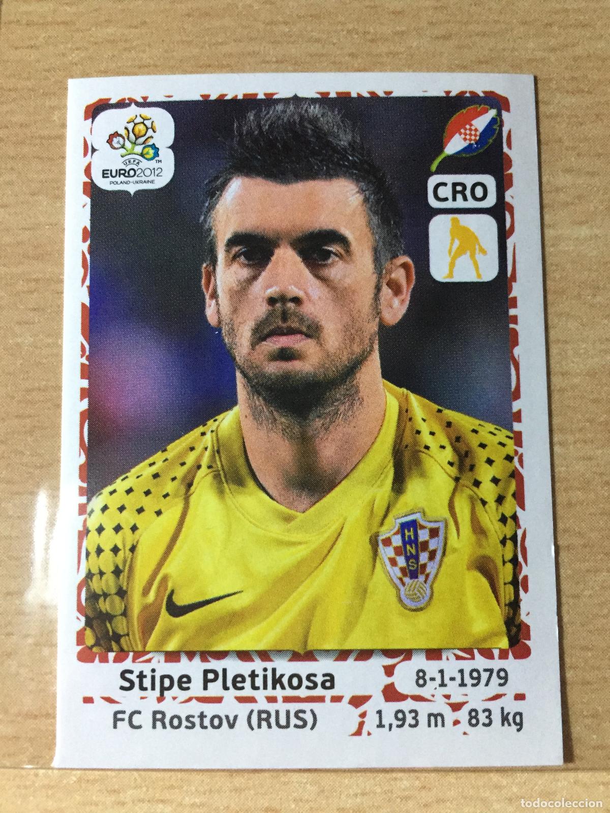 Fu&szlig;ball-Sticker: 2012 - 374 STIPE PLETIKOSA - CROACIA - UEFA EURO 2012 - PANINI