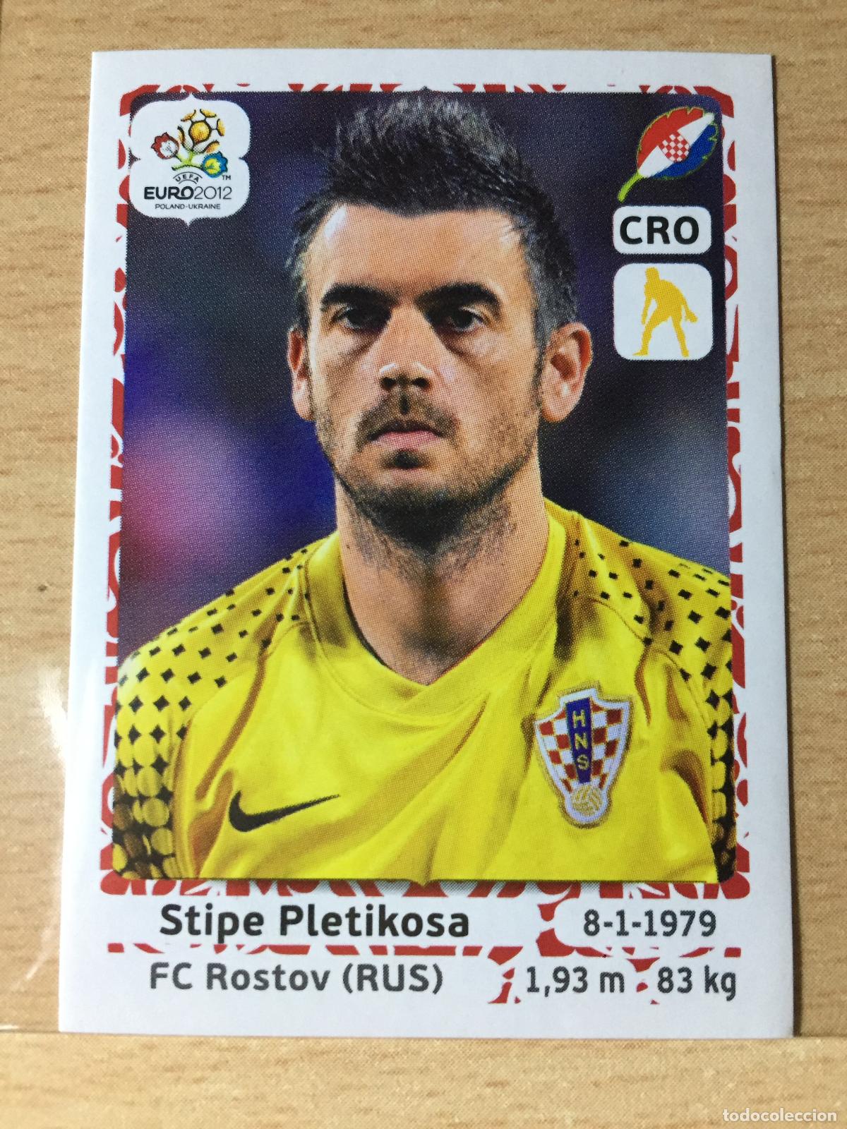 Fu&szlig;ball-Sticker: 2012 - 374 STIPE PLETIKOSA - CROACIA - UEFA EURO 2012 - PANINI