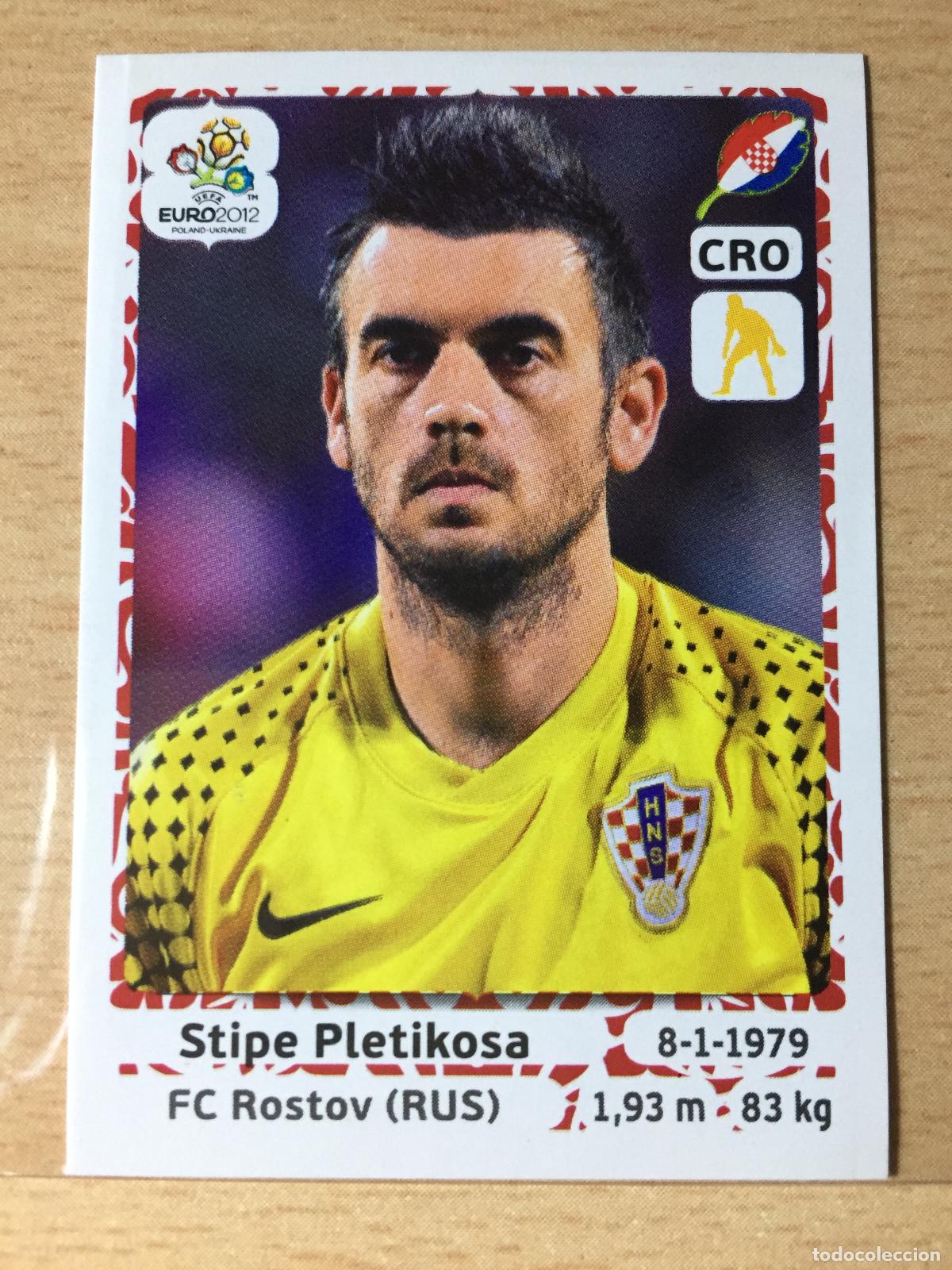 Fu&szlig;ball-Sticker: 2012 - 374 STIPE PLETIKOSA - CROACIA - UEFA EURO 2012 - PANINI