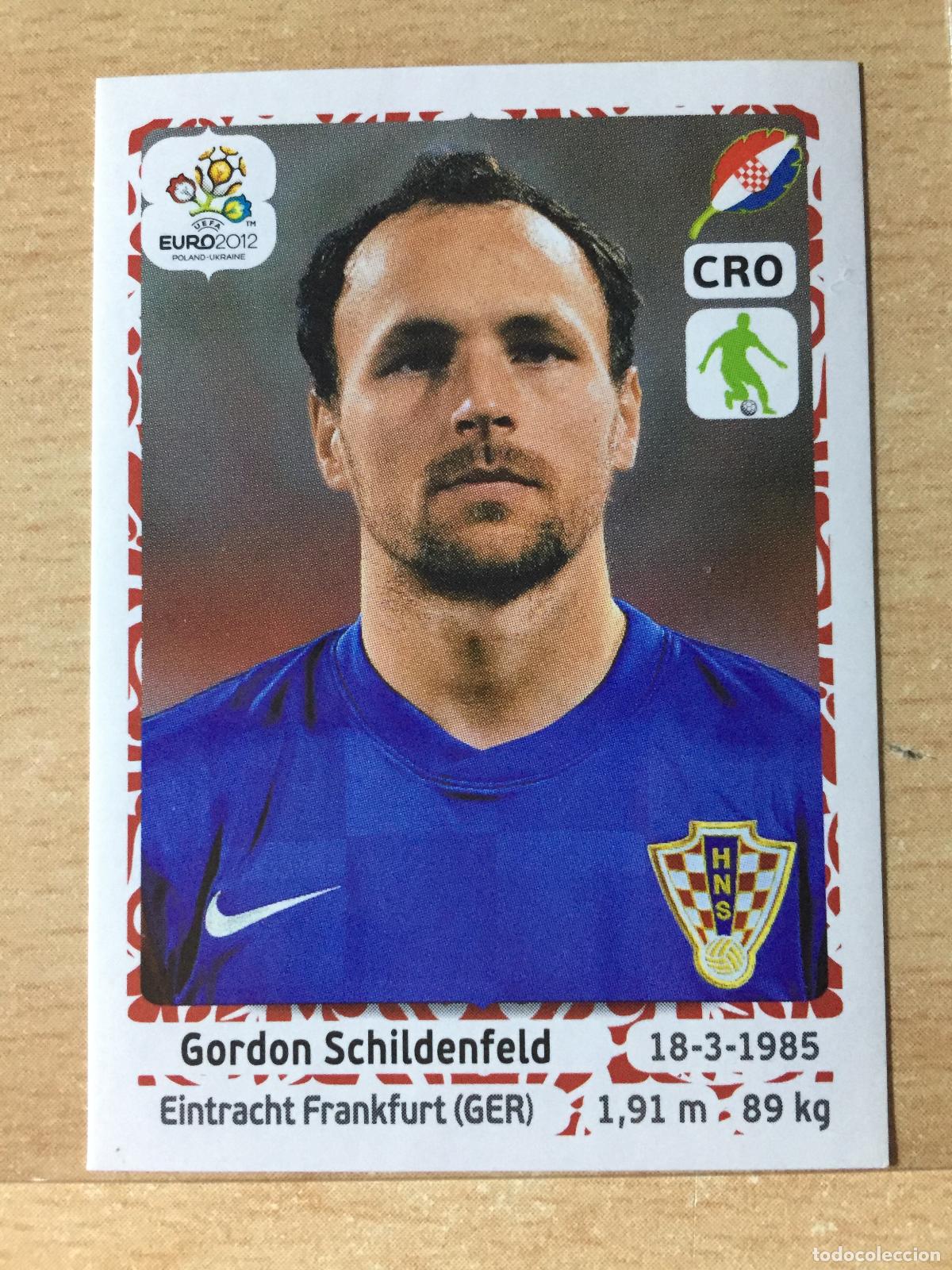Fu&szlig;ball-Sticker: 2012 - 379 GORDON SCHILDENFELD - CROACIA - UEFA EURO 2012 - PANINI