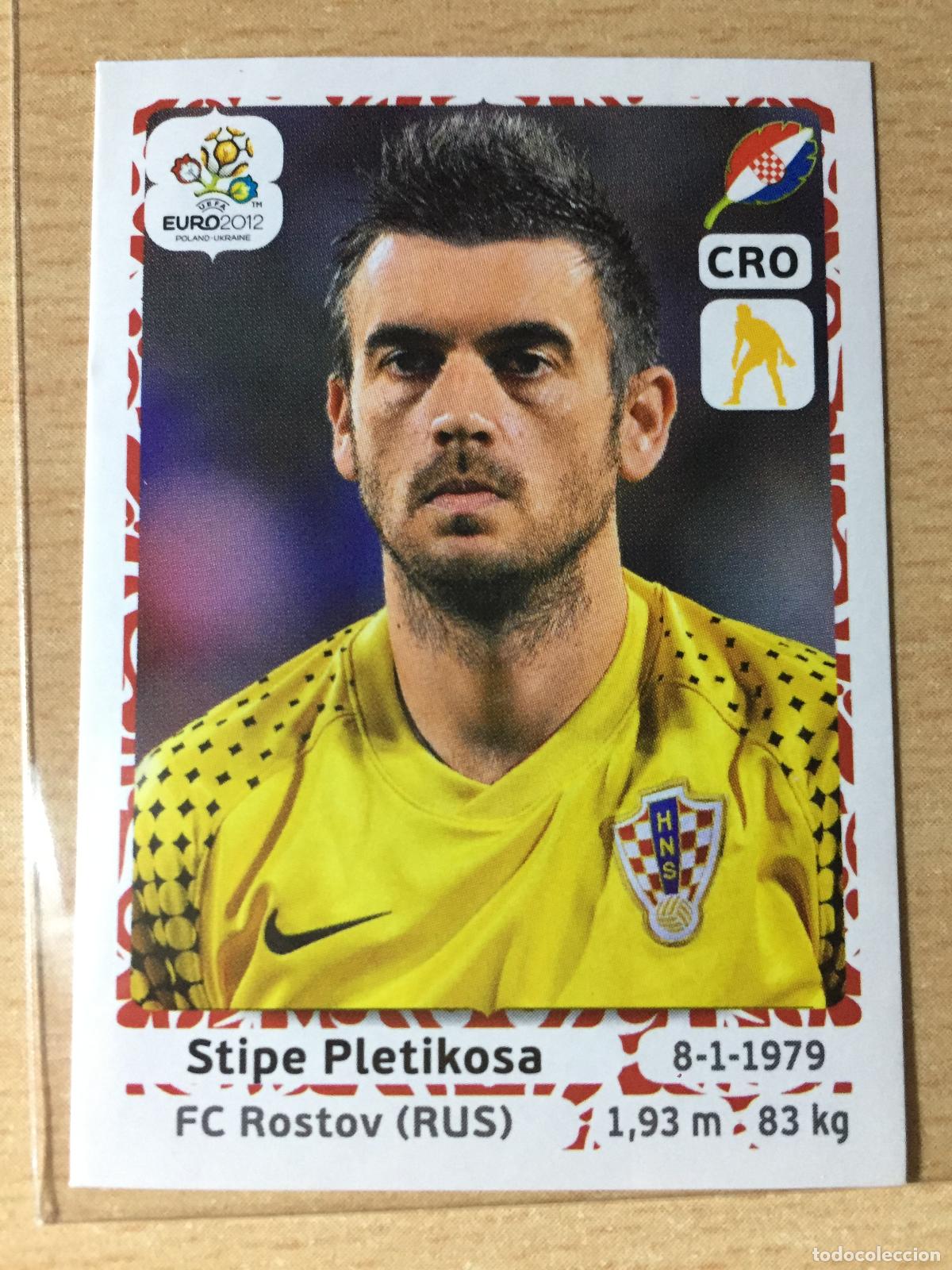 Fu&szlig;ball-Sticker: 2012 - 374 STIPE PLETIKOSA - CROACIA - UEFA EURO 2012 - PANINI