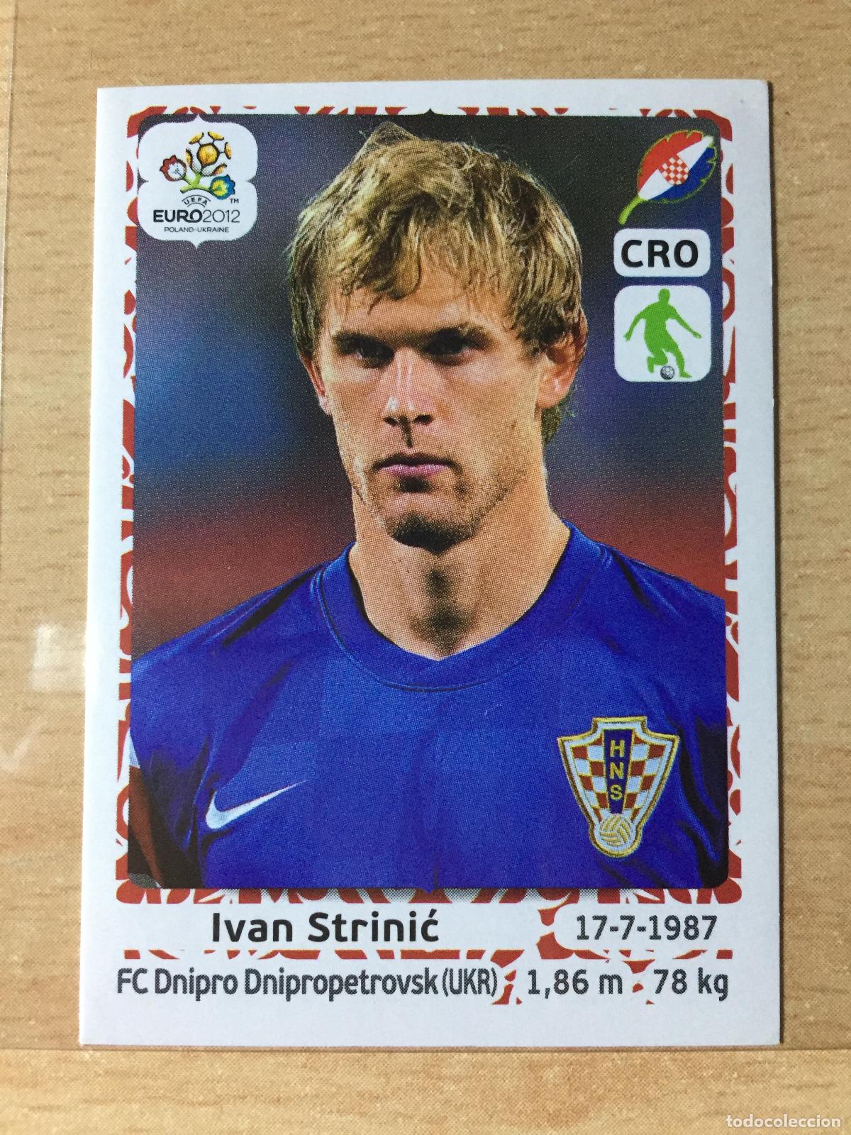 Fu&szlig;ball-Sticker: 2012 - 380 IVAN STRINIC - CROACIA - UEFA EURO 2012 - PANINI