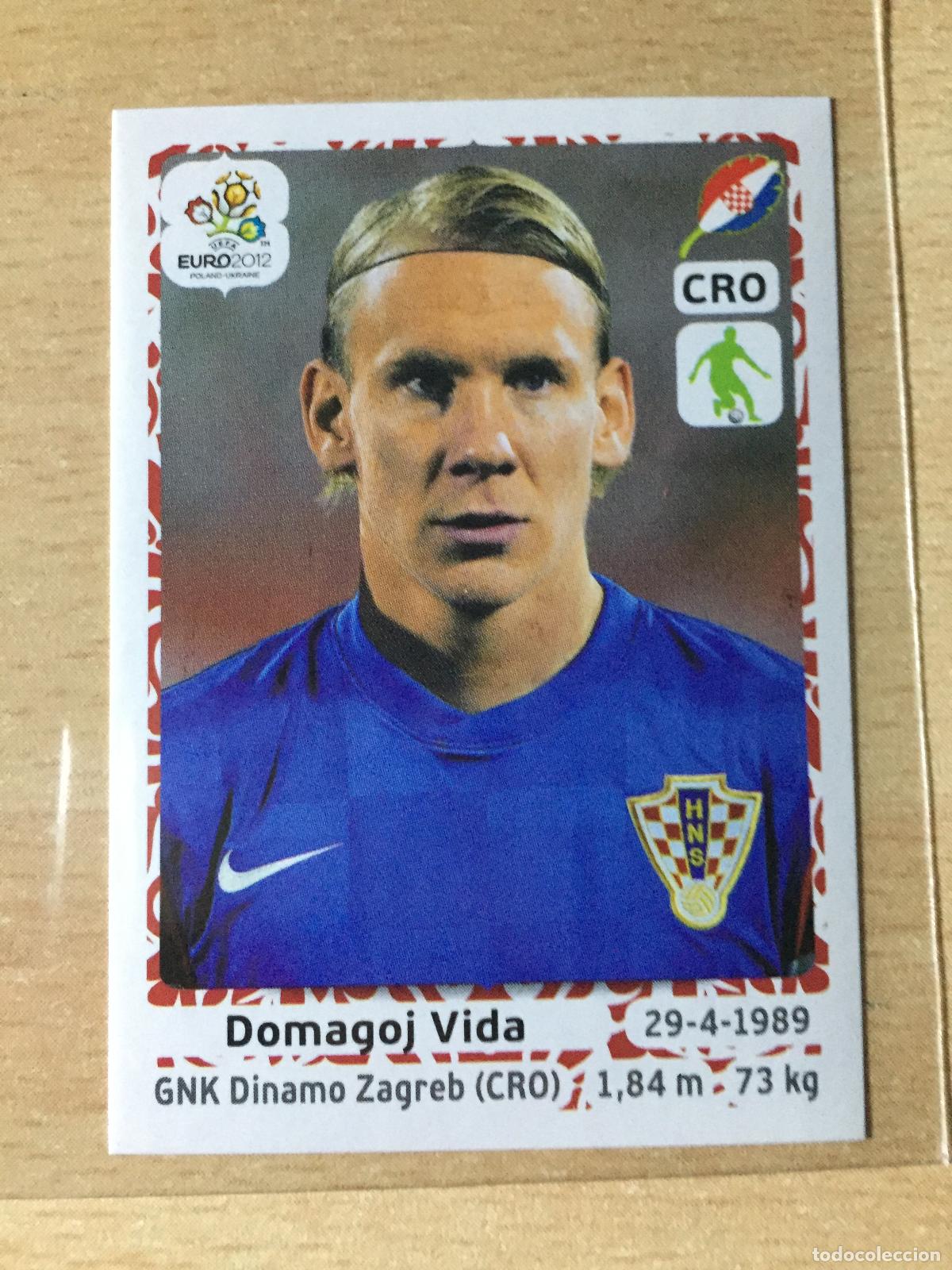 Fu&szlig;ball-Sticker: 2012 - 381 DOMAGOJ VIDA - CROACIA - UEFA EURO 2012 - PANINI