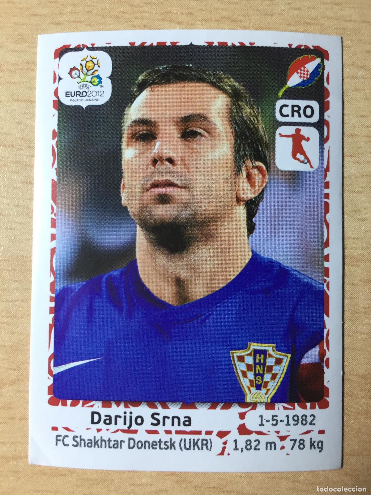 Fu&szlig;ball-Sticker: 2012 - 382 DARIJO SRNA - CROACIA - UEFA EURO 2012 - PANINI