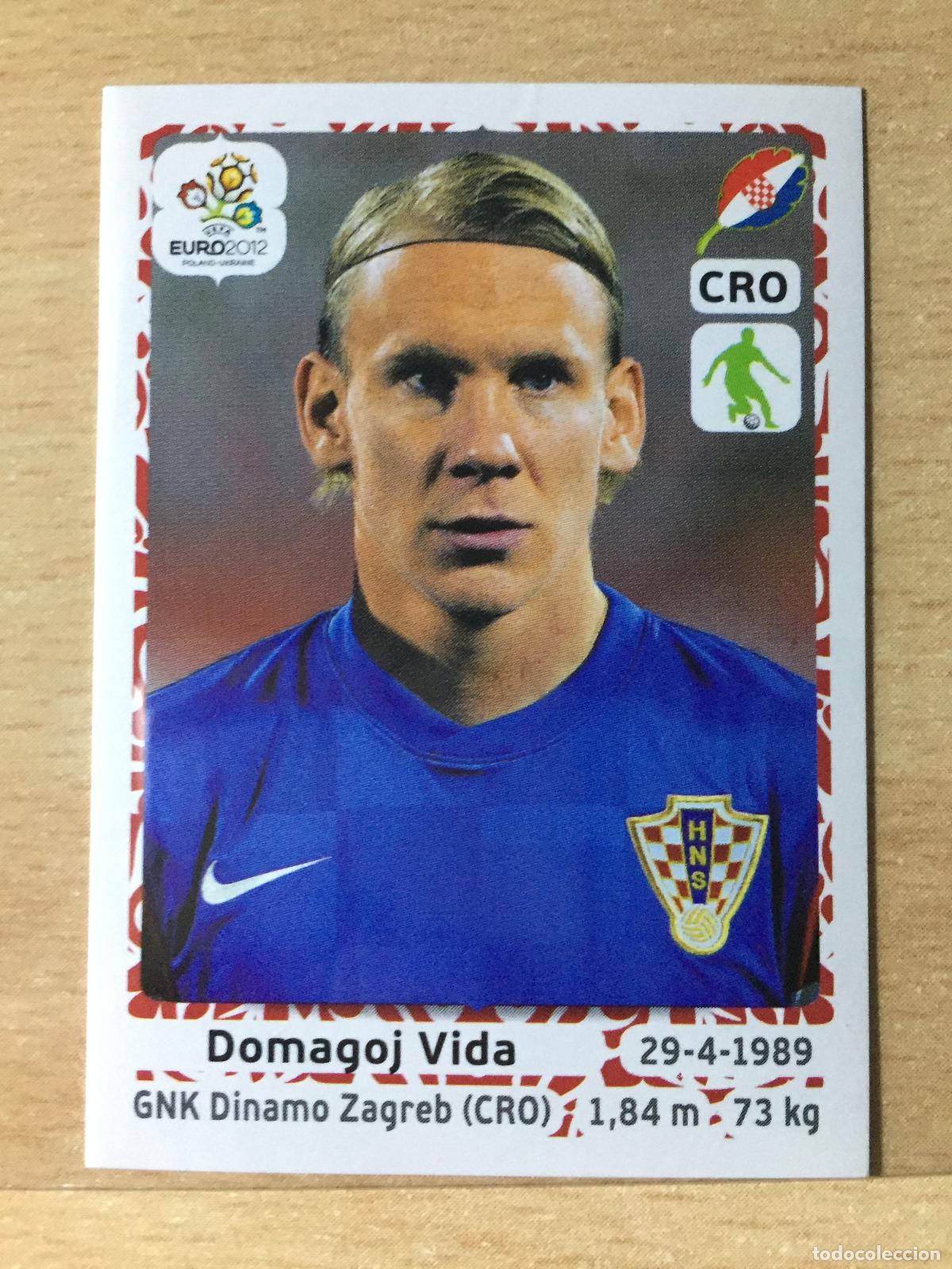 Fu&szlig;ball-Sticker: 2012 - 381 DOMAGOJ VIDA - CROACIA - UEFA EURO 2012 - PANINI