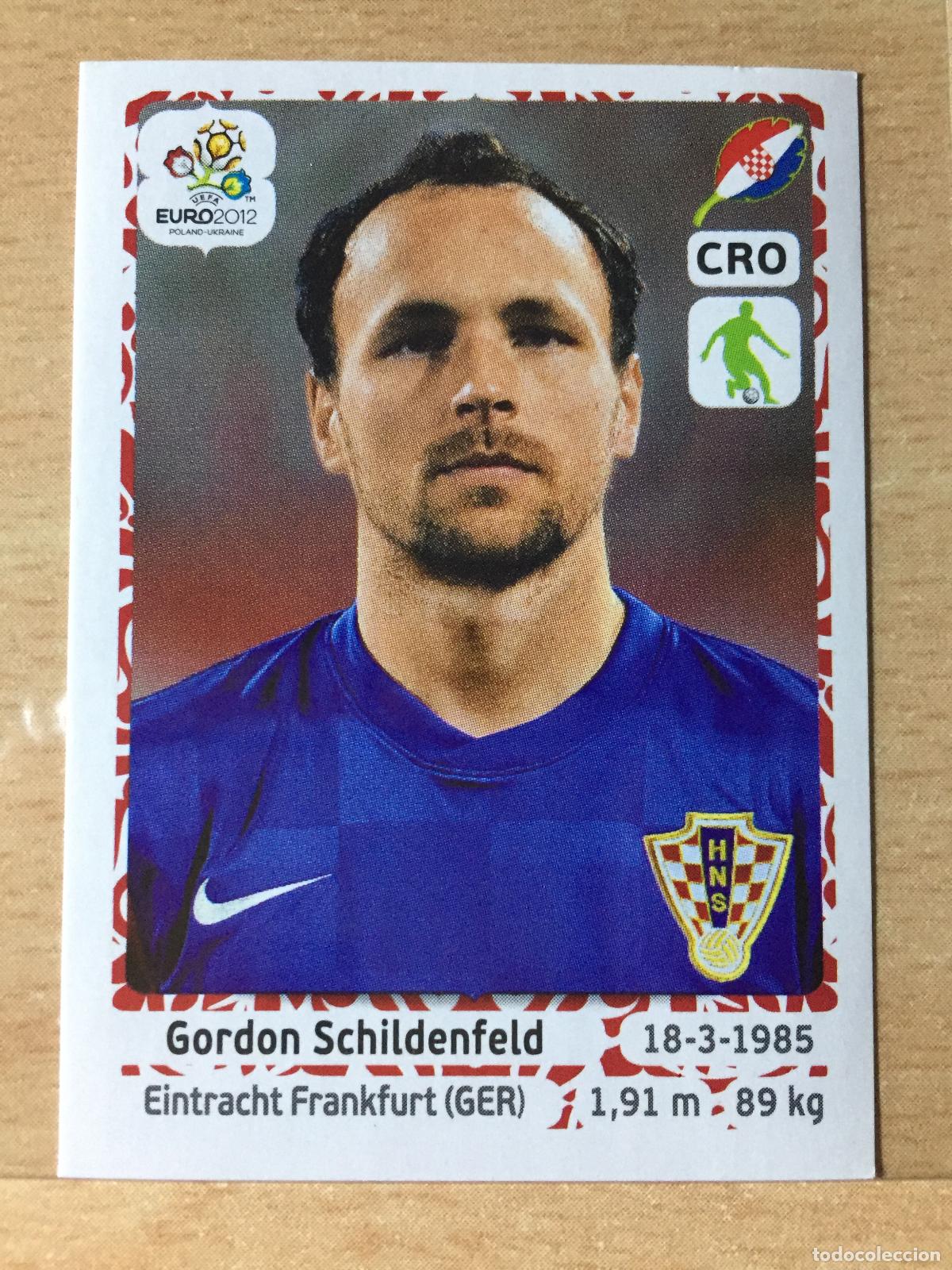 Fu&szlig;ball-Sticker: 2012 - 379 GORDON SCHILDENFELD - CROACIA - UEFA EURO 2012 - PANINI