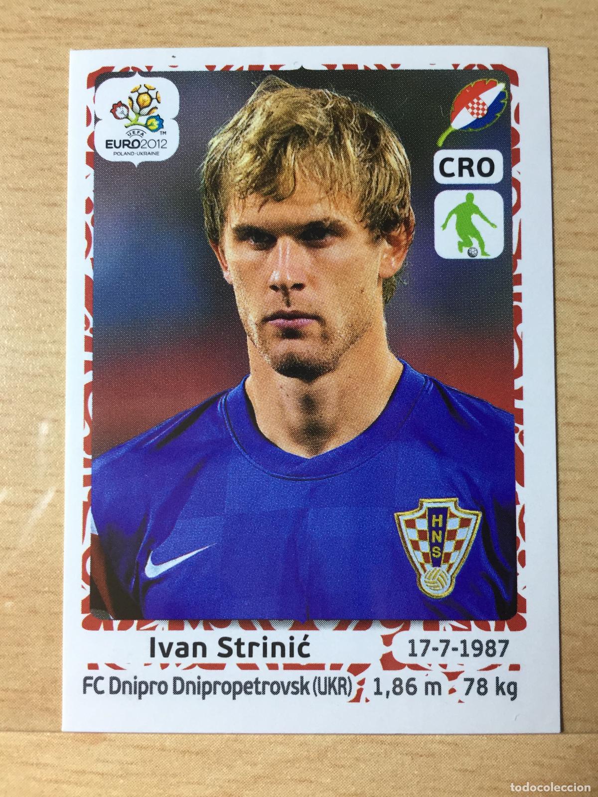 Fu&szlig;ball-Sticker: 2012 - 380 IVAN STRINIC - CROACIA - UEFA EURO 2012 - PANINI