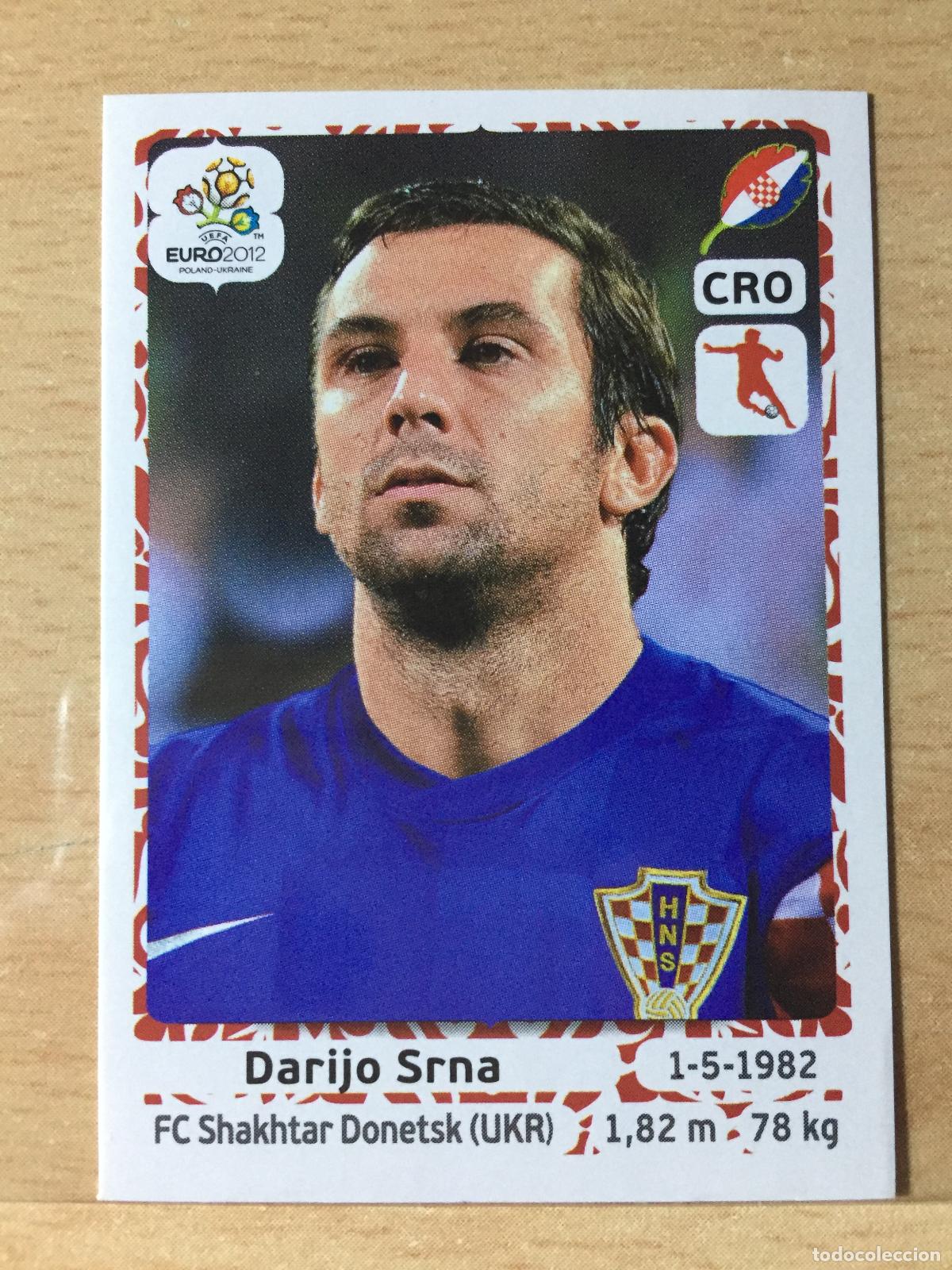 Fu&szlig;ball-Sticker: 2012 - 382 DARIJO SRNA - CROACIA - UEFA EURO 2012 - PANINI