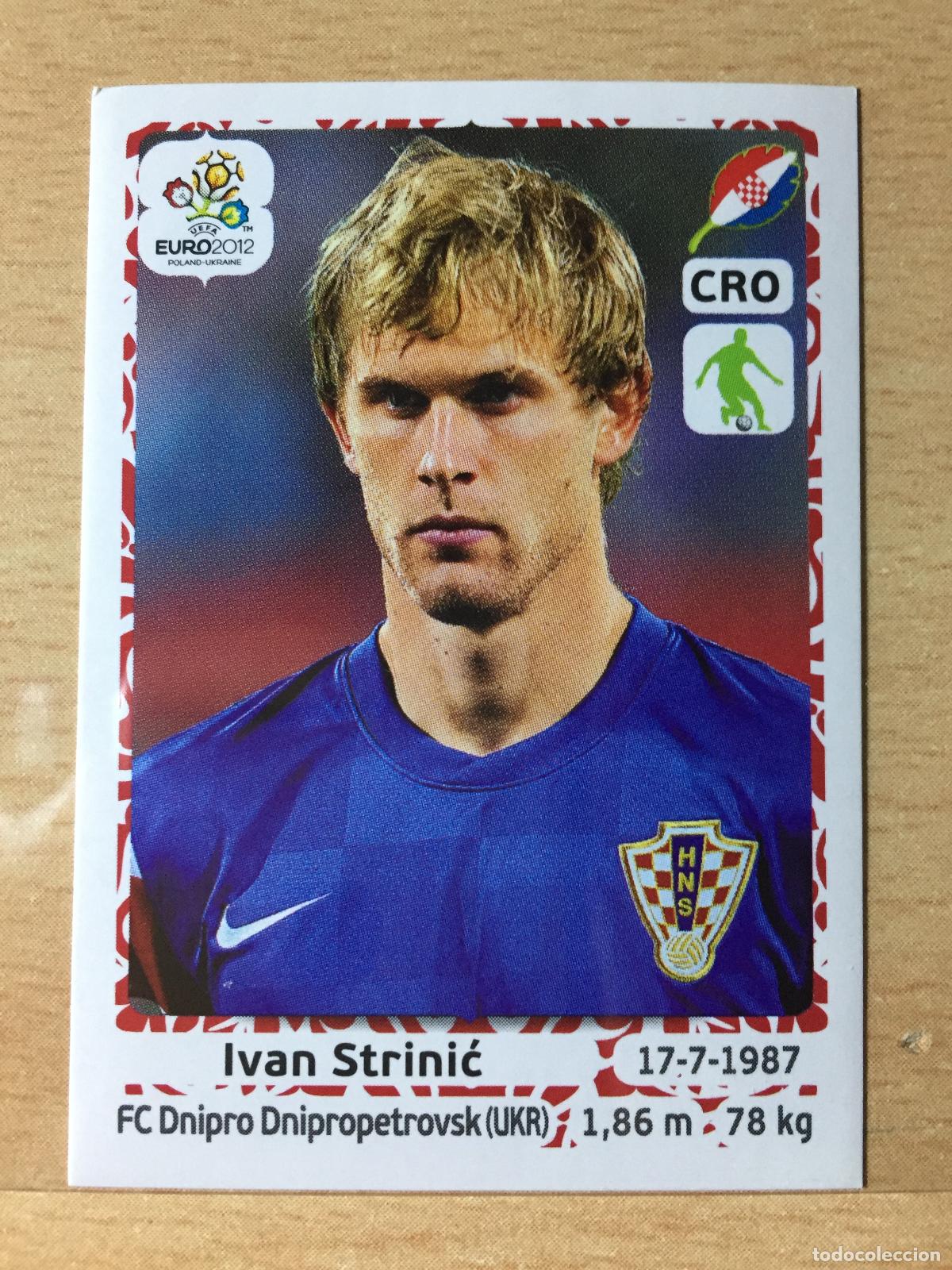 Football Stickers: 2012 - 380 IVAN STRINIC - CROACIA - UEFA EURO 2012 - PANINI