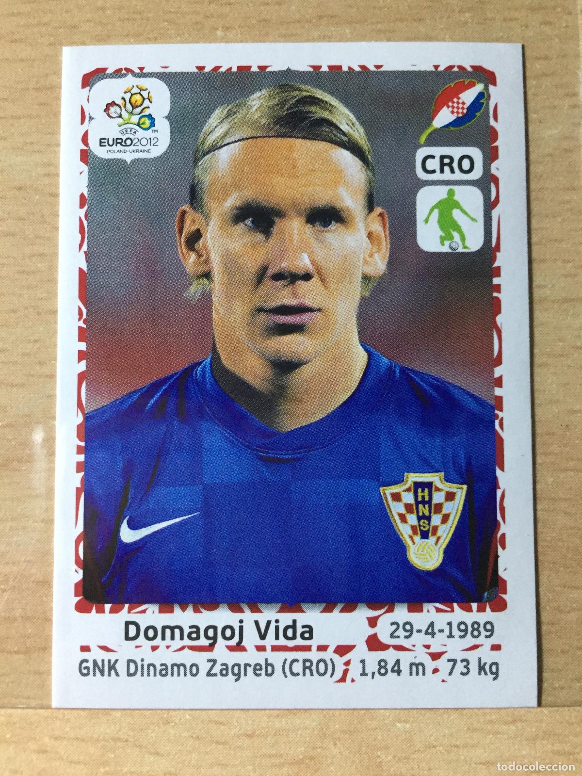 Fu&szlig;ball-Sticker: 2012 - 381 DOMAGOJ VIDA - CROACIA - UEFA EURO 2012 - PANINI