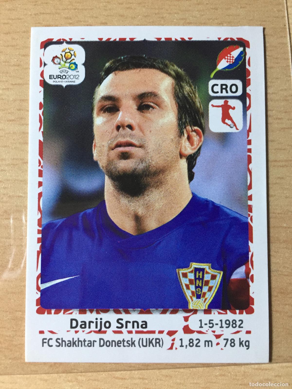 Fu&szlig;ball-Sticker: 2012 - 382 DARIJO SRNA - CROACIA - UEFA EURO 2012 - PANINI